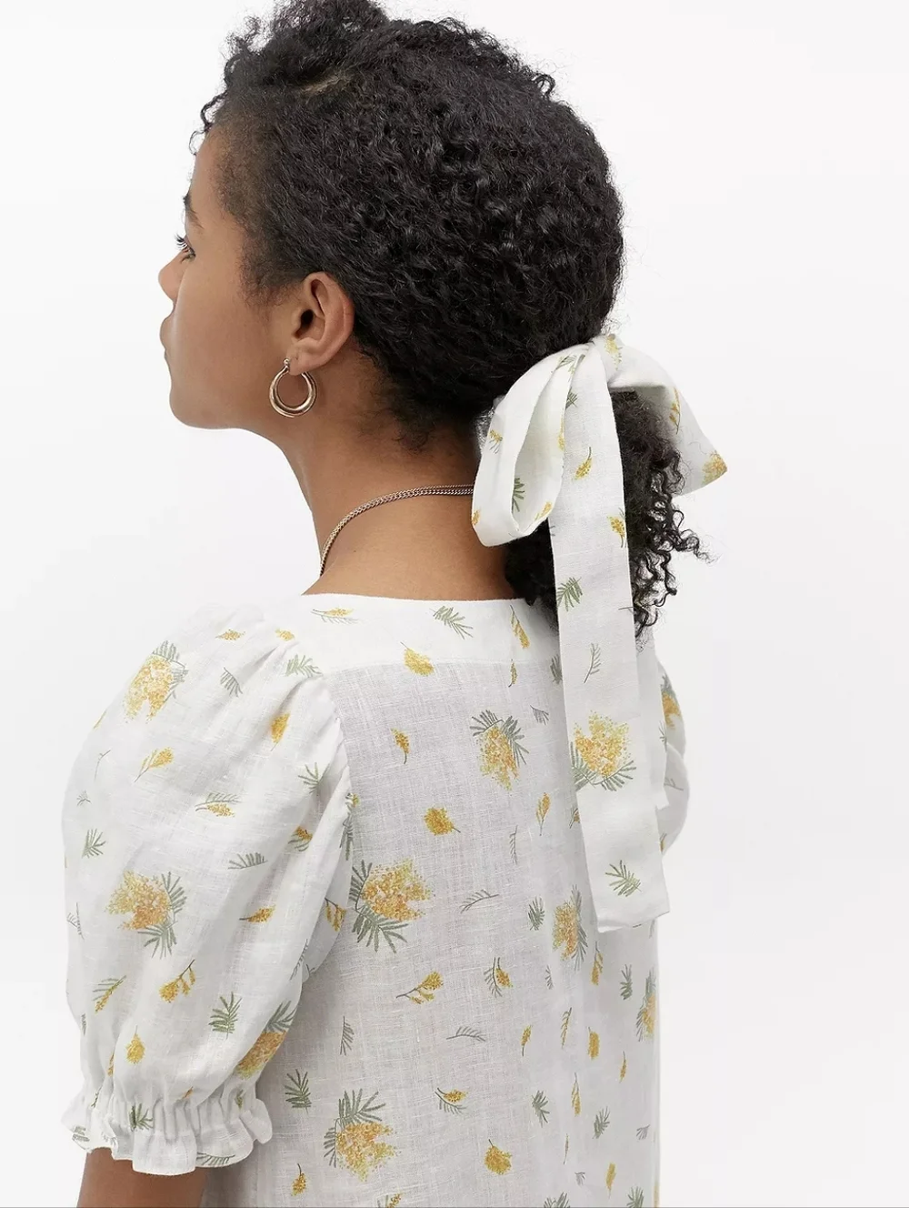 Sleeper Bridgette Linen Midi Dress size M in EUC no belt - Picture 2 of 11